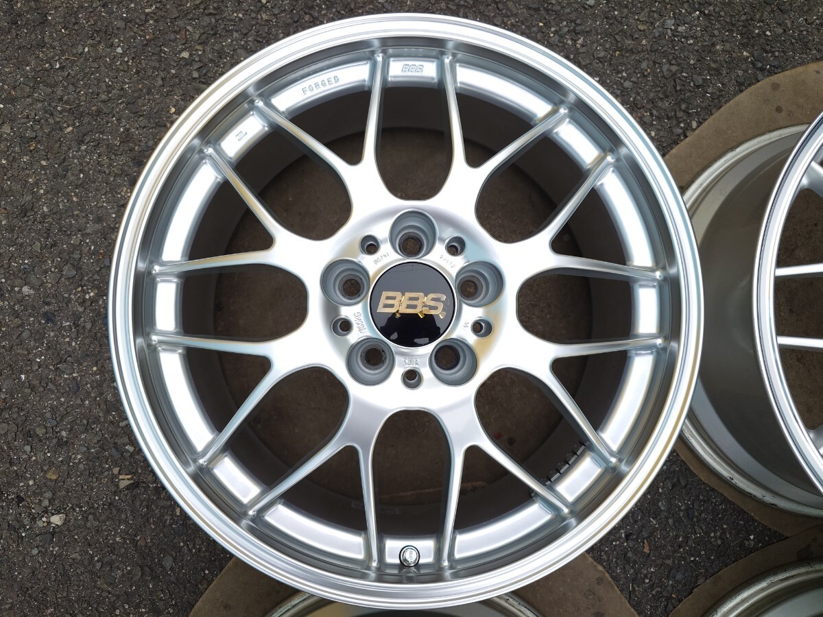 極上 アウディ メルセデス 現行品 鍛造 BBS RG-R DS ダイヤモンドシルバー 18インチ 8J+50 RG791 PCD112 5穴 4本_画像5