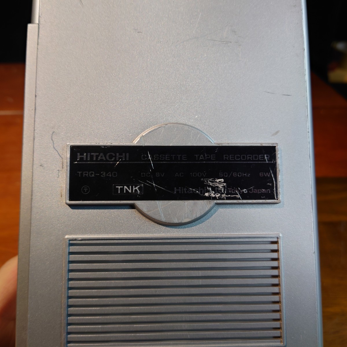 日立 カセットレコーダー TRQ-340 HITACHI カセットデッキ カセットテープレコーダーの画像9