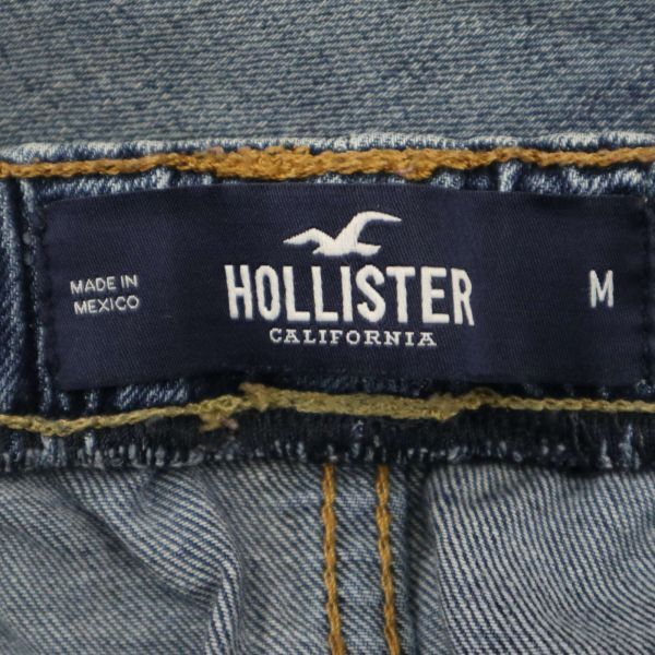 HOLLISTER ホリスター 通年 USED加工★ スキニー ジョガー イージー デニム パンツ ジーンズ Sz.M　メンズ　C4B01167_3#R_画像6