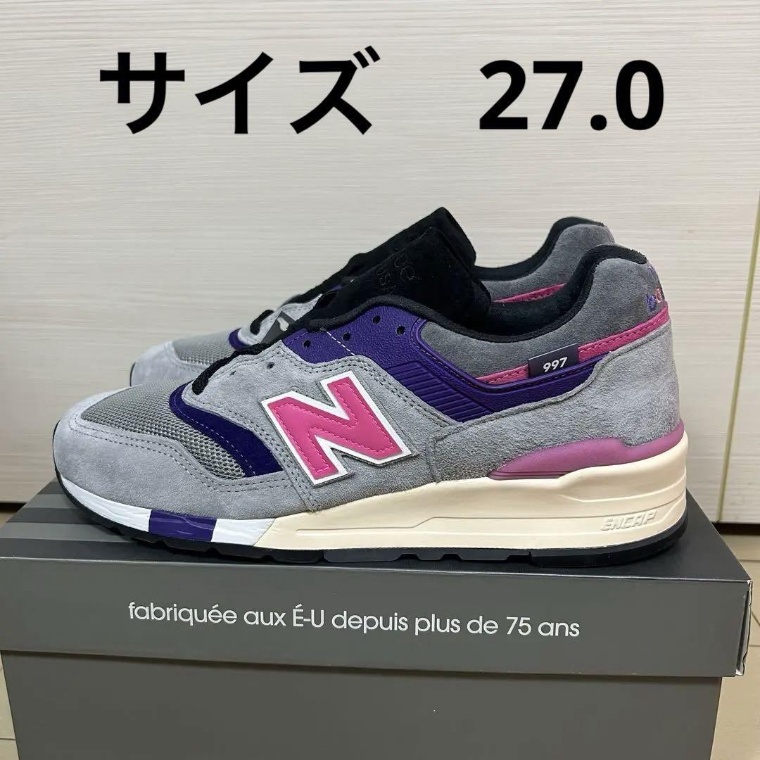 新品 27.0 US9 KITH UNITED ARROWS & SONS NEW BALANCE M997KTI_画像1