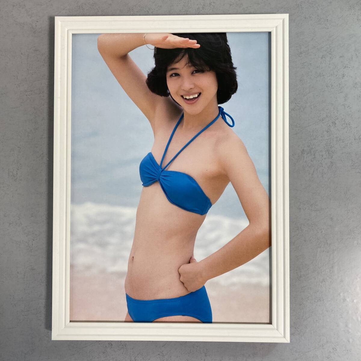 Yahoo!オークション - ○額装品 松田聖子 水着 グ...