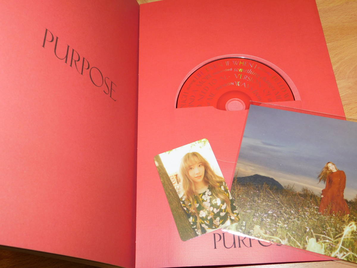 TAEYEON The 2nd Album PURPOSE Deluxe Editionデラックスバージョン 韓国盤 CD k-pop テヨン 少女時代_画像3