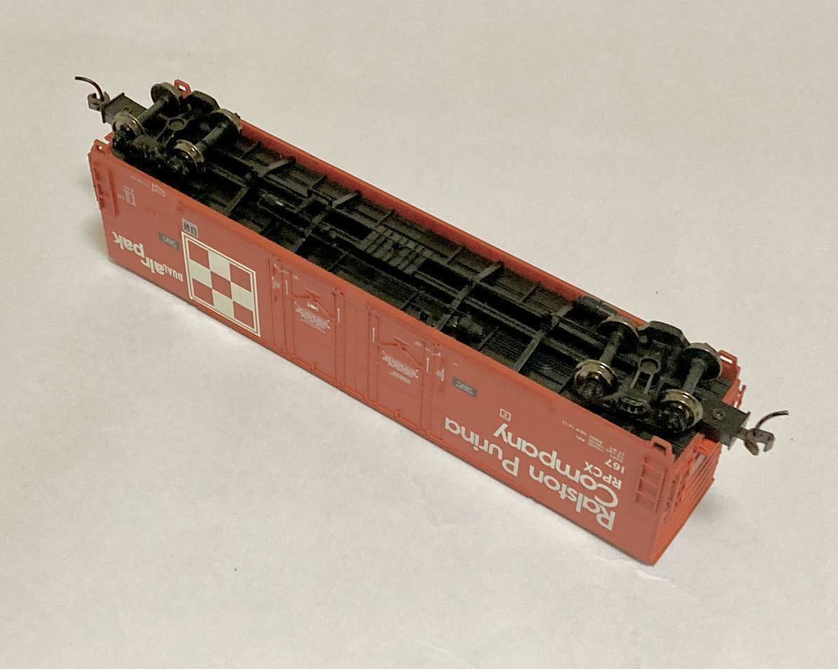 ATLAS HO 53' エヴァンス ボックスカー RALSTON & PURINA ラルストン・ピュリナ EVANS DOUBLE PLUG DOOBOX CAR 有蓋貨車 アトラス_画像8