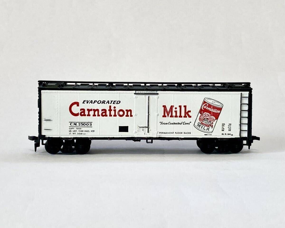 ATHEARN HO 40' 鋼製氷式冷蔵貨車リーファー カーネンションミルク reefer 冷蔵貨車 アサーン_画像1