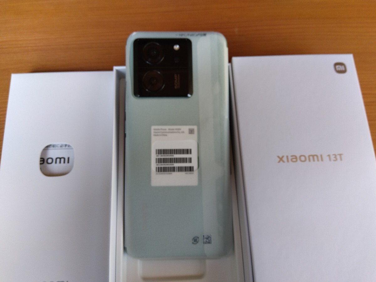 UQ Xiaomi 13T SIMフリー メドウグリーン 残債なし 新品 未使用 8GB
