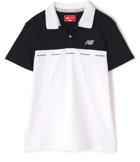 【SALE/37%OFF】 《2024年春夏》【ゆうパケット対応】【レディース】ニューバランス 012-4160501(010)白×黒(1/M) 半袖シャツ その他
