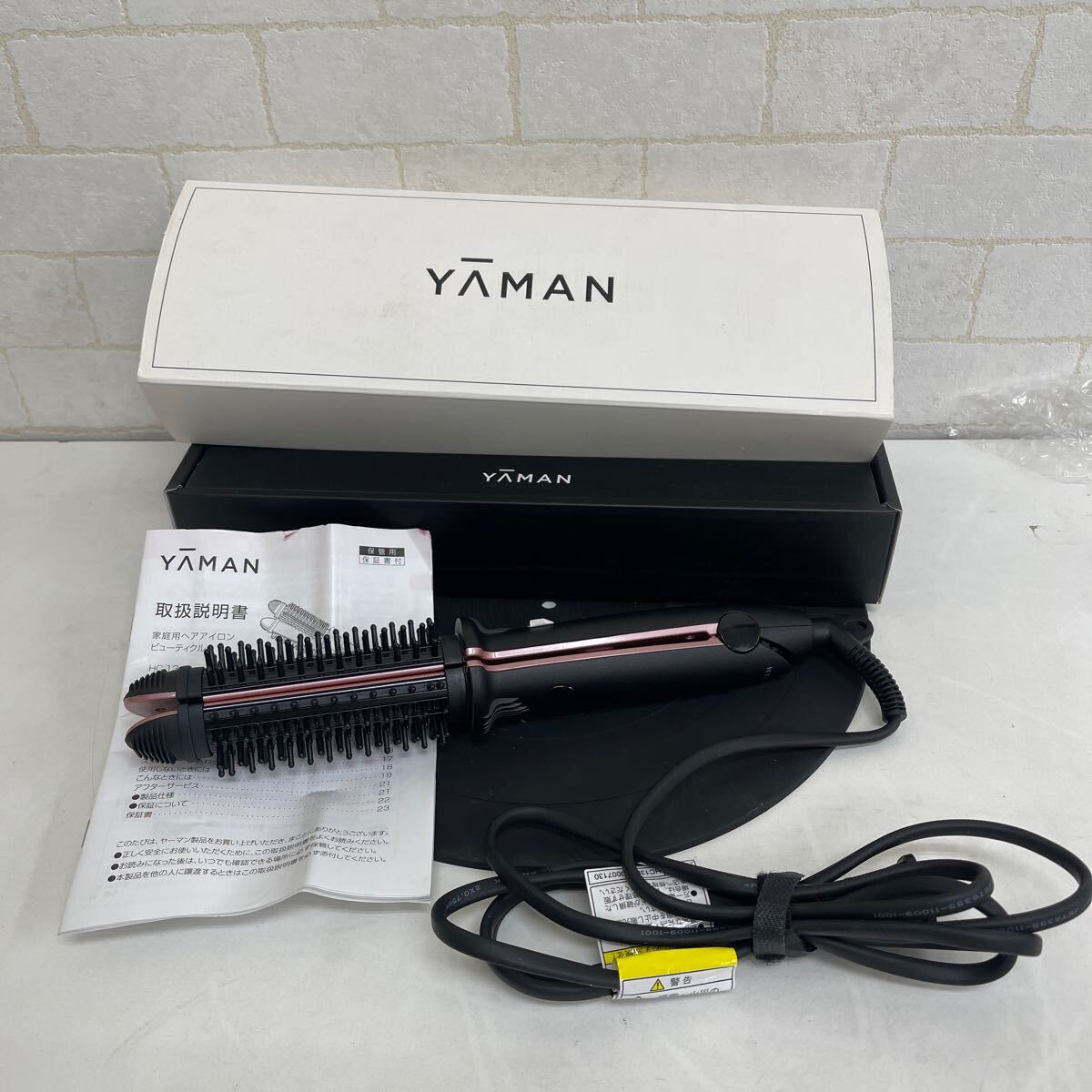 Y324. 5. Ya-Man YA-MAN вид tikruHC-13B распрямляющие щипцы для волос электризация проверка settled 