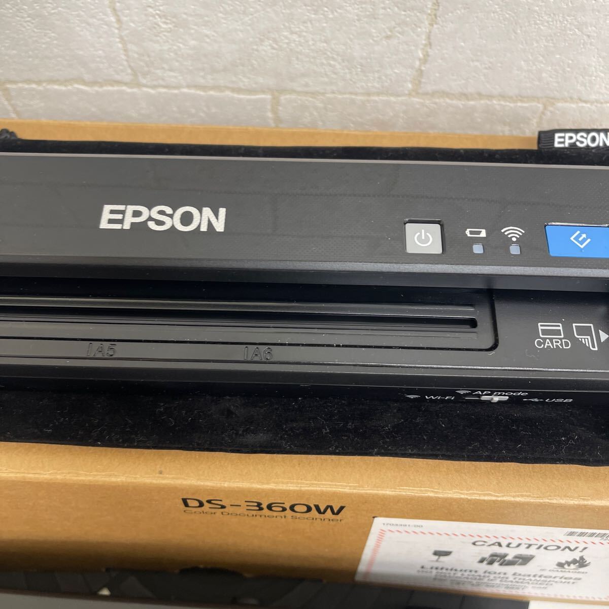 Y324. 9. EPSON Epson DS-360W беспроводной мобильный сканер плюс EPSON Epson DS-40 мобильный принтер комплект 