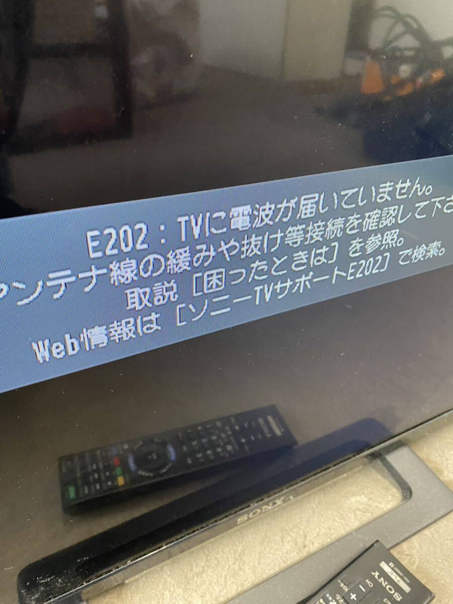 SONY ソニー 液晶テレビ KJ-32W500E 2018年製/映像機器/リモコン付 電池カバーなし通電OK _画像3
