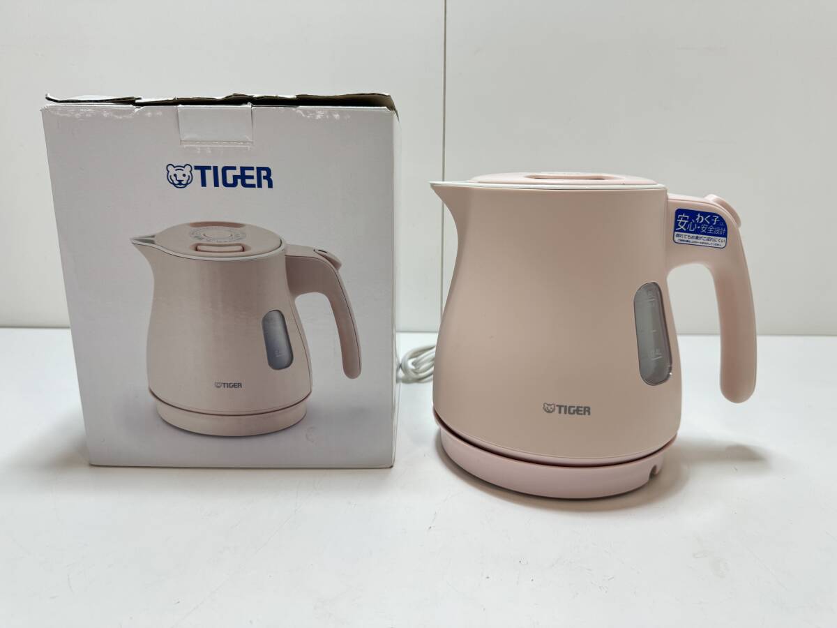 D60 TIGER 電気ケトル PCM-A080 PS シェルピンク わく子 タイガー 2019年製 新品 未使用 _画像1