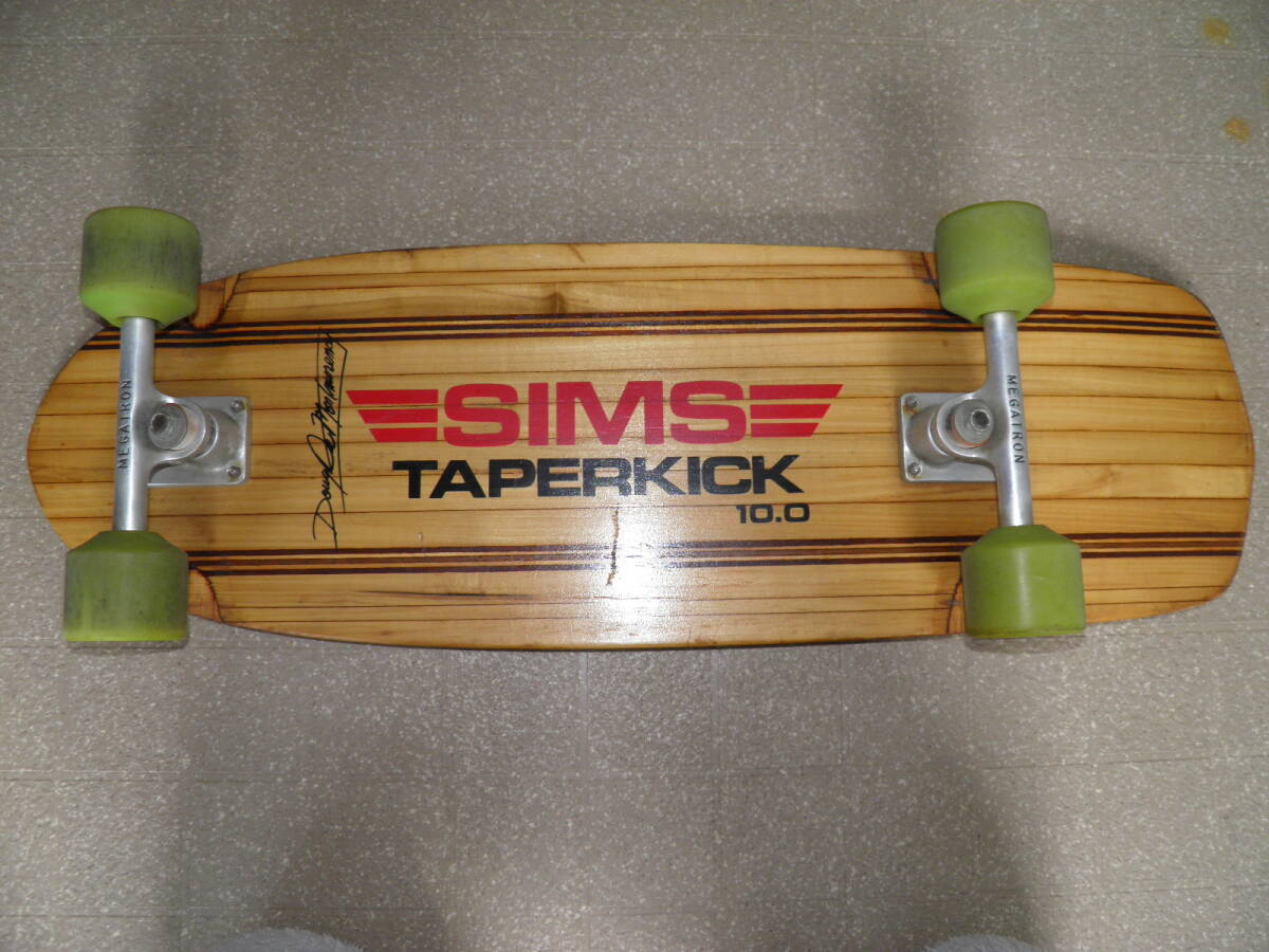 ★☆ USA SIMS Skateboards 1978 SIMS TAPERKICK 10.0 Doug DeMontmorency Signature MODEL ☆★の画像1