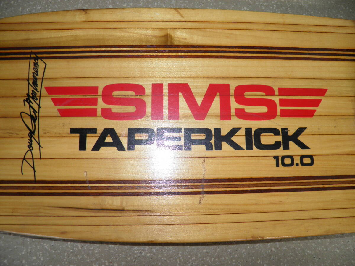 ★☆ USA SIMS Skateboards 1978 SIMS TAPERKICK 10.0 Doug DeMontmorency Signature MODEL ☆★の画像2