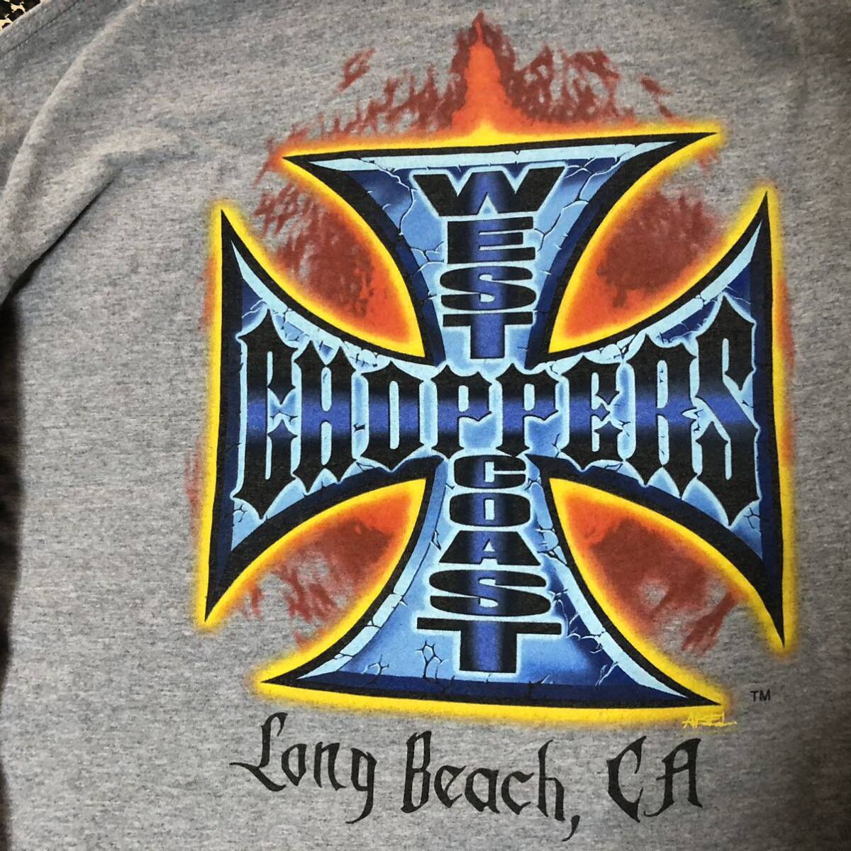 JESSE WHO WEST COAST CHOPPERS 長袖 Tシャツ XL グレー ロンT JESSE WHO WEST COAST CHOPPERS 長袖 Tシャツ XL グレー ロンT