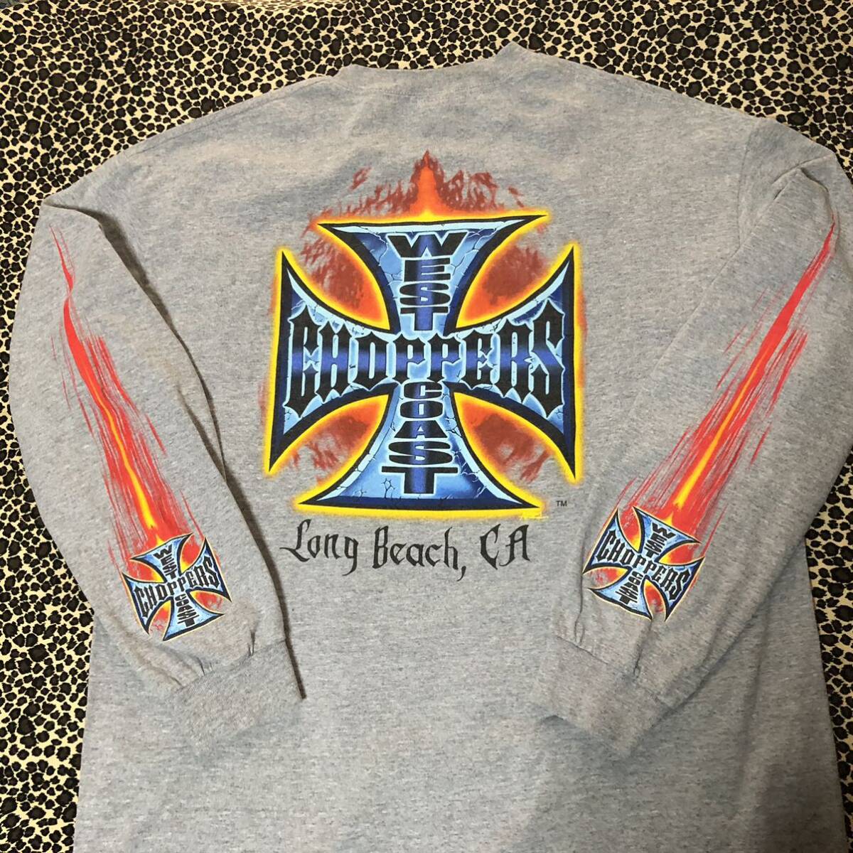 JESSE WHO WEST COAST CHOPPERS 長袖 Tシャツ XL グレー ロンT JESSE WHO WEST COAST CHOPPERS 長袖 Tシャツ XL グレー ロンT
