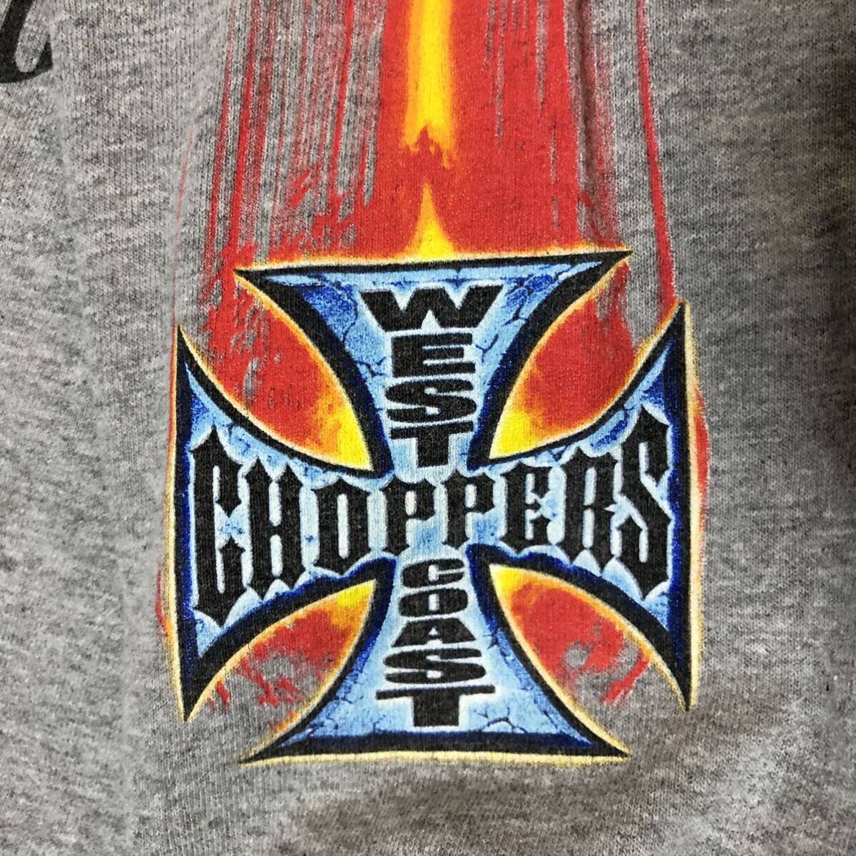 JESSE WHO WEST COAST CHOPPERS 長袖 Tシャツ XL グレー ロンT JESSE WHO WEST COAST CHOPPERS 長袖 Tシャツ XL グレー ロンT