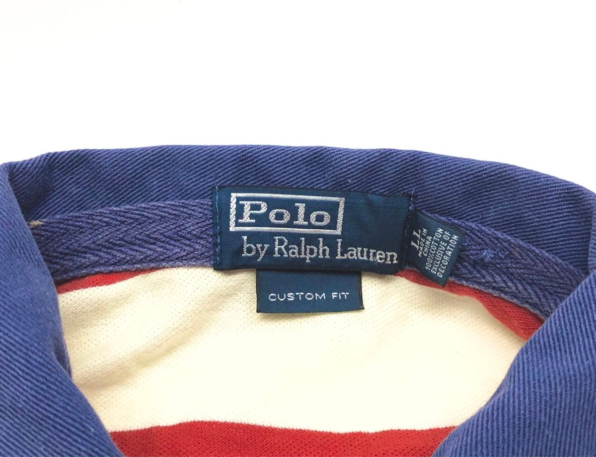 Polo by Ralph Lauren《ポロ バイ ラルフローレン》半袖 ポロシャツ ラガーシャツ / LL