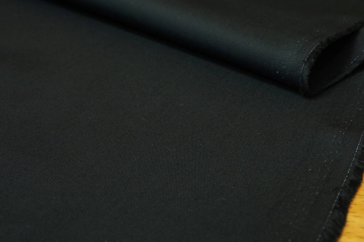 綿100％ コットンチノ 中厚ややソフト微コシ伸縮なし 黒長4ｍ巾145㎝ コットンジャケット パンツ スカート ワークパンツ バッグ 帽子の画像2