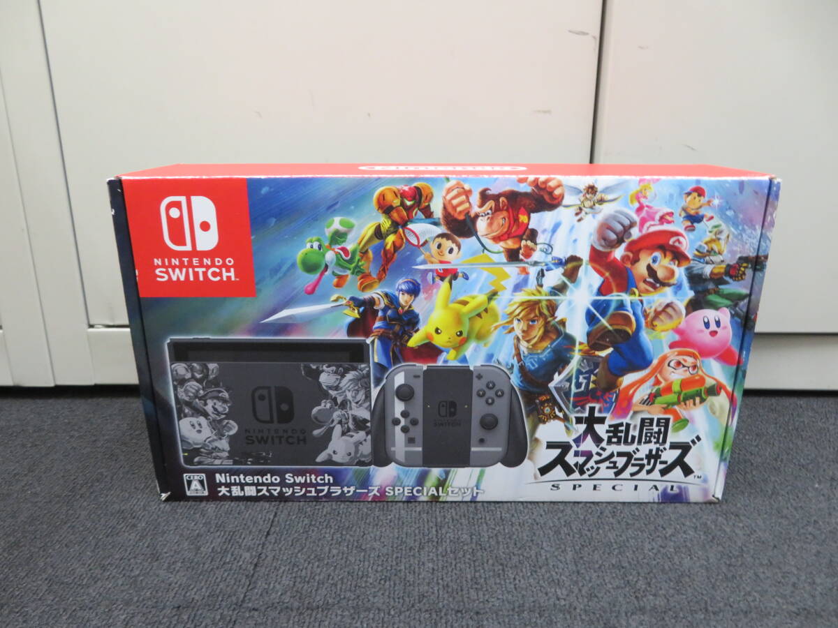 ■□75202 任天堂 Nintendo Switch ニンテンドースイッチ 本体 大乱闘スマッシュブラザーズ SPECIALセット□■_画像1