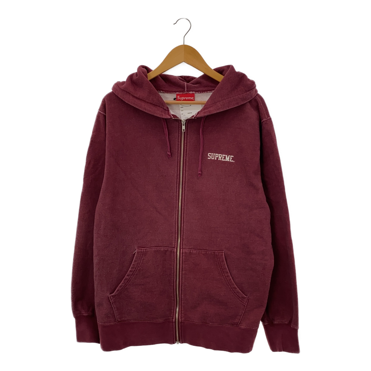 SUPREME シュプリーム 14/AW BALLERINA ZIP UP バレリーナ ジップアップパーカー スウェット フーディー トレーナー XL バーガンディ