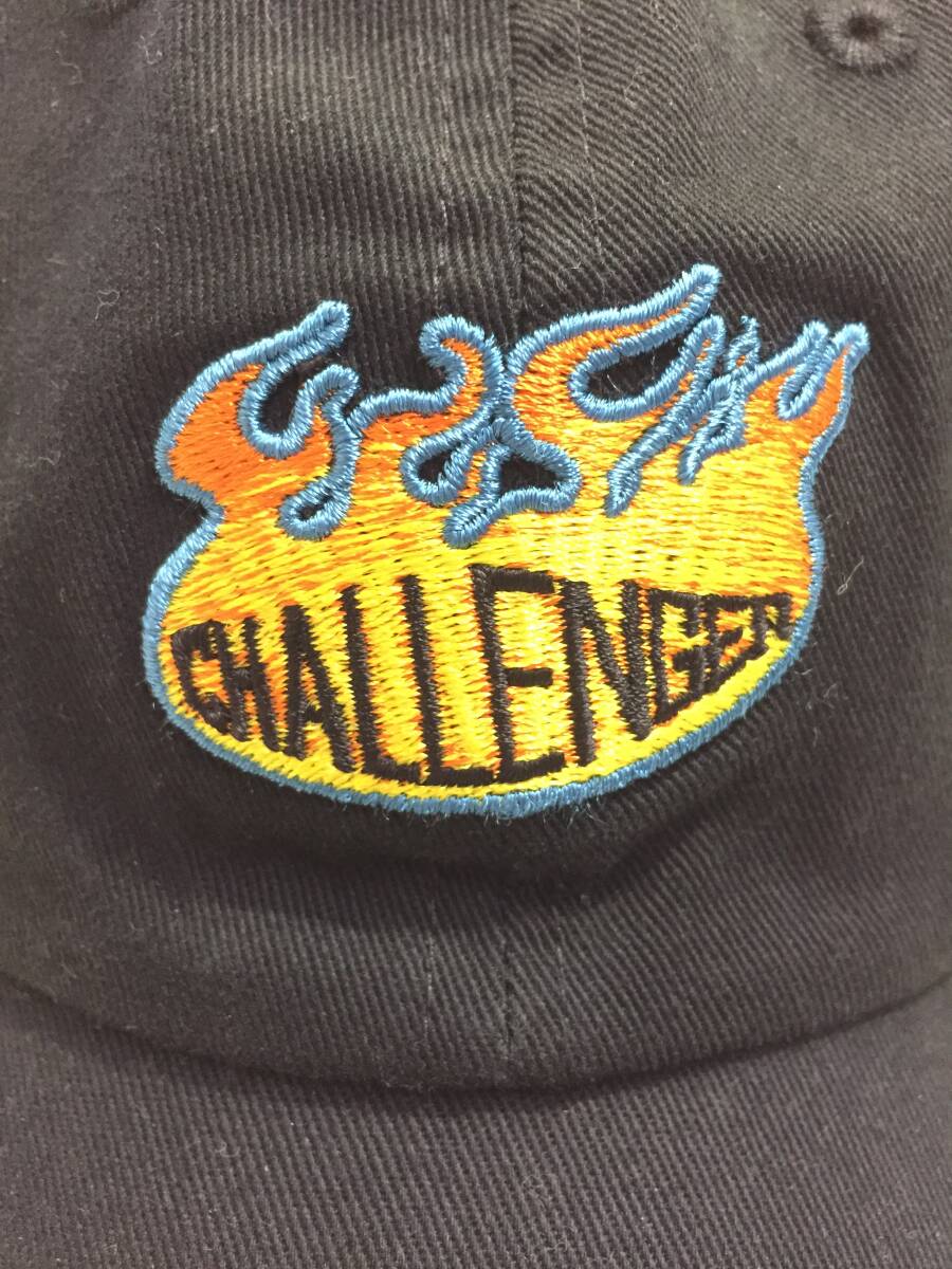 CHALLENGER チャレンジャー FIREBALL CAP ファイヤーボールキャップ 6パネルキャップ 帽子 ロゴ刺繍/パッチ ブラックの画像5