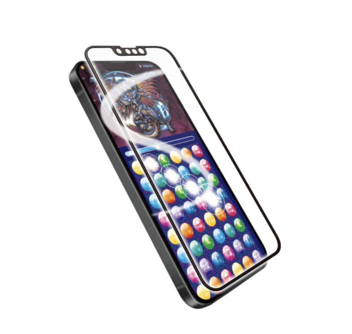 ◎『2個セット』エレコム iPhone14/13/13Pro ゲーミング 3Dフレーム付 ブルーライトカット ELECOM 722_画像3
