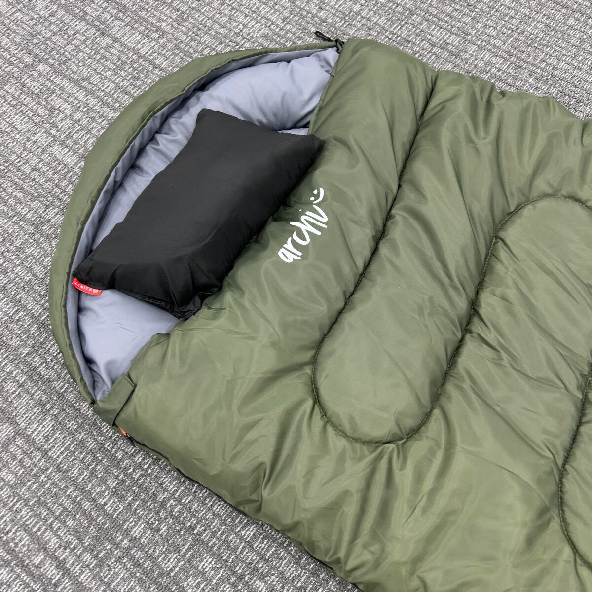  sleeping bag pillow attaching sleeping bag wide size limit use temperature -15*C envelope type winter sleeping area in the vehicle camp 26