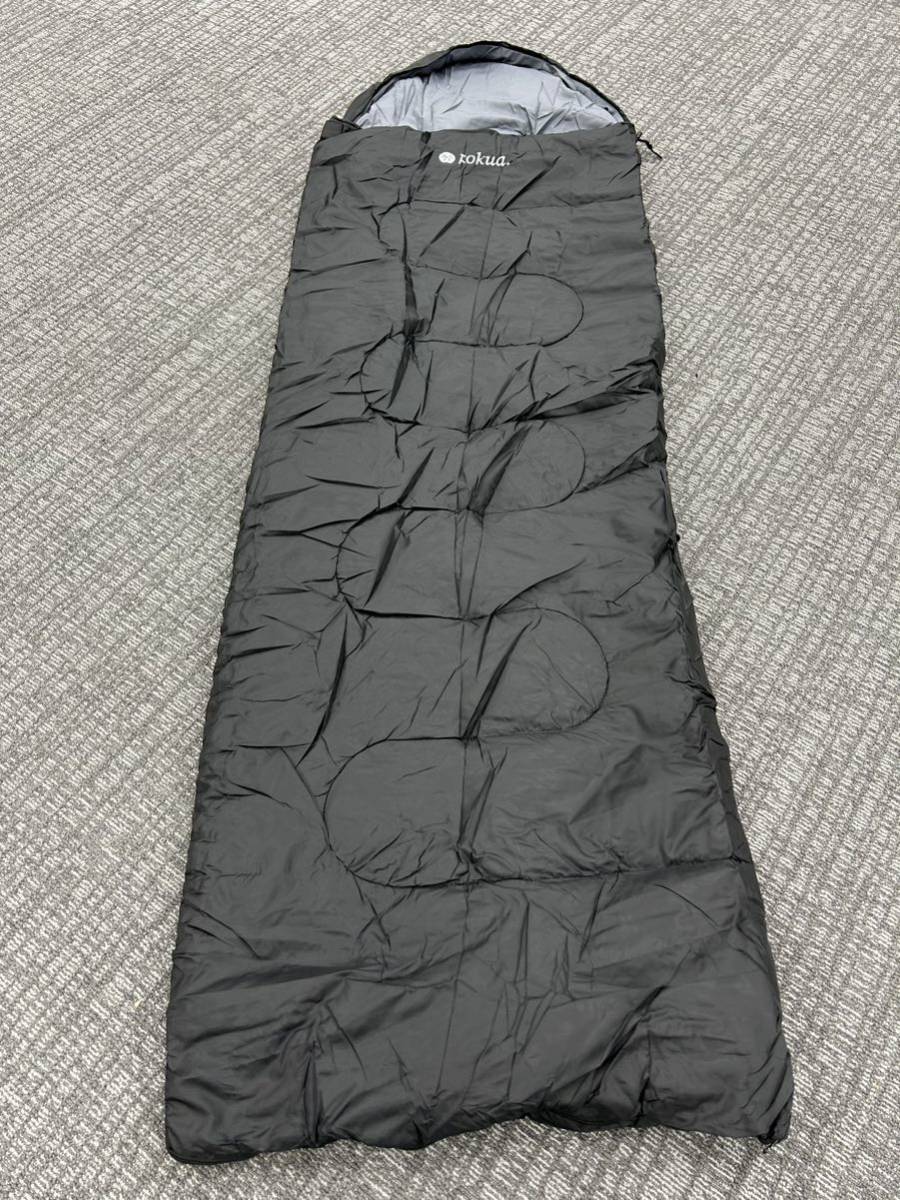 寝袋 シュラフ 人工ダウン 210T 封筒型 冬用 オールシーズン コンパクト 最低使用温度-15℃ 23_画像1