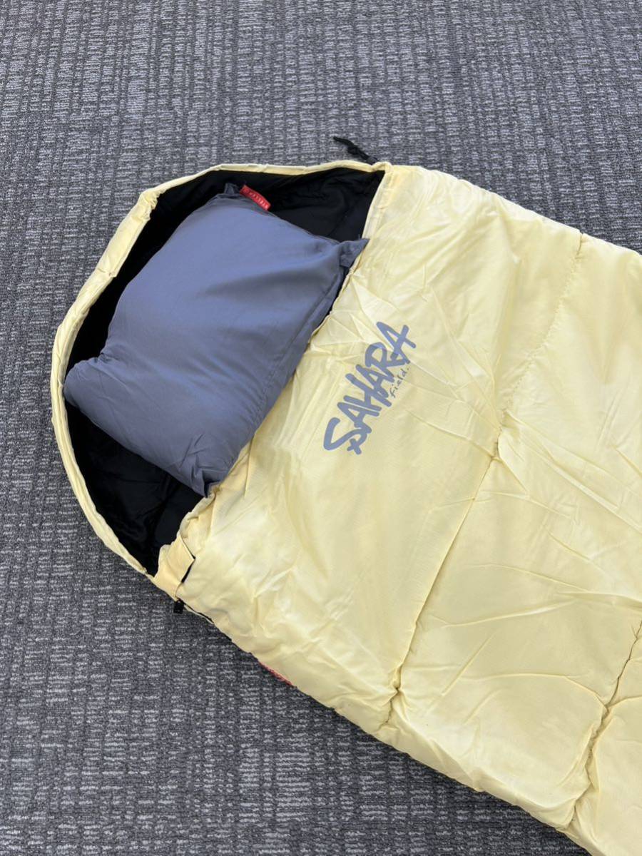 専用枕付き 寝袋 ふかふか シュラフ コンパクト 封筒型 冬用 車中泊 キャンプ フィールドサハラ fieldSAHARA S700 9_画像2