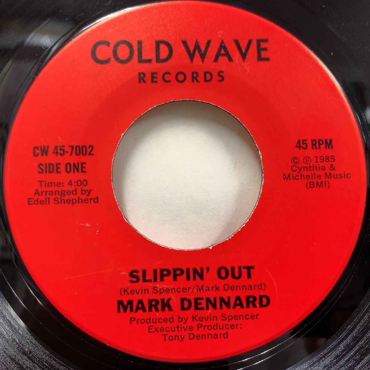 MARK DENNARD / Slippin' Out / Everything Happens For A Reason 7inch Vinyl record (アナログ盤・レコード)の画像1