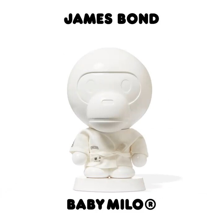 BABY MILO BY A BATHING APE 10 ARTISTS 8” FIGURE COLLECTION JAMES BOND ベイプエイプベビーマイロジェームスボンド