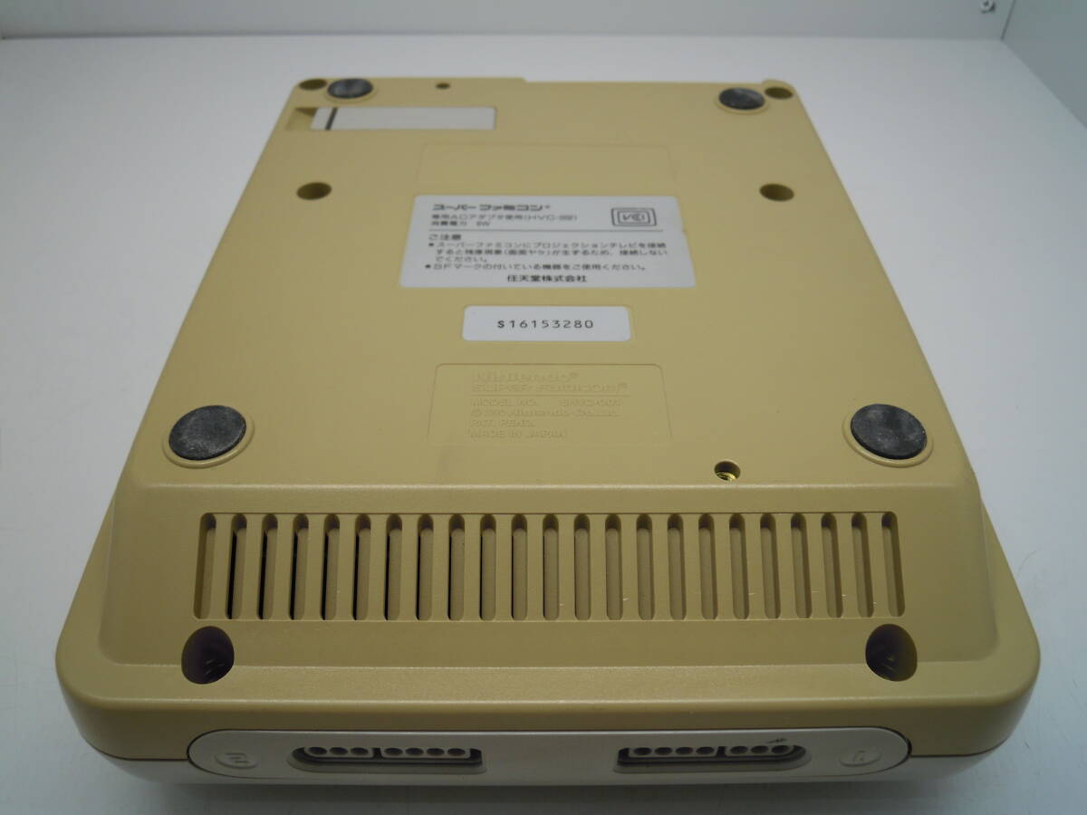 Nintendo スーパーファミコン 本体、コントローラー SFC SHVC-001 通電確認済み_画像4