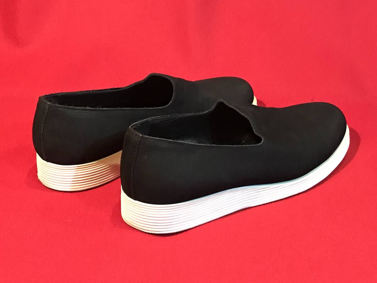 A7563●靴 スニーカー 革靴【Y's for men ヨウジヤマモト】黒 スエード サイズは26センチくらい(ソールの長さ約28.5㎝) MADE IN JAPAN_画像5