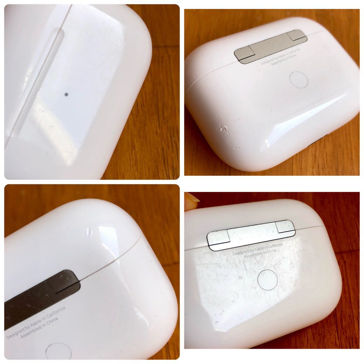 傷ありAirPods Pro第1世代Apple正規品/ワイヤレスイヤホン/カナル型/A2190/A2083/A2084/エアポッズプロ /ノイズキャンセラー_画像3