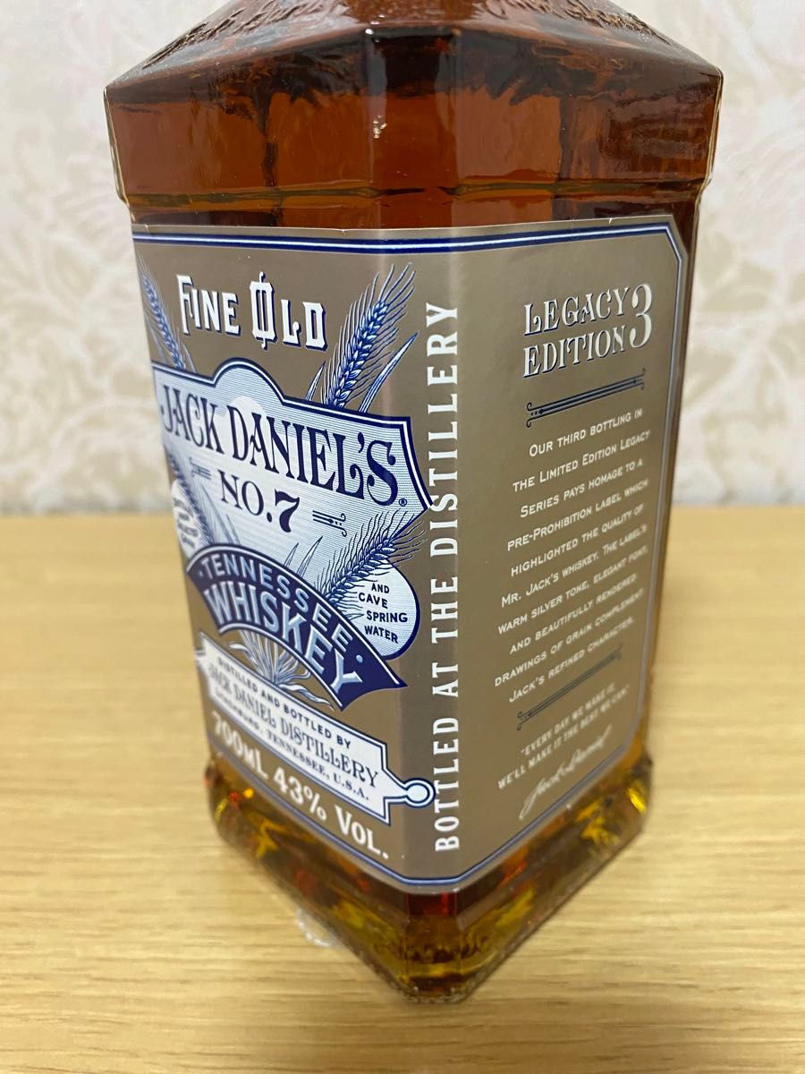 ジャック ダニエル レガシーエディション 3rdエディション(並行輸入/箱無し) 700ml(alc 43度) 1本