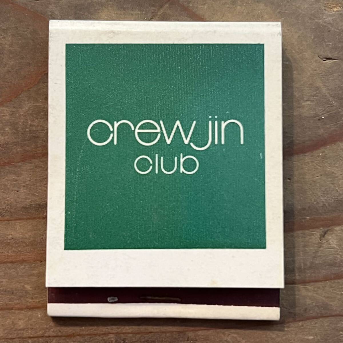 長期保管品 当時 マッチ ミーティングルーム crewjin club 浜松 静岡 検索 レトロ 昭和 喫茶 マッチ箱 紙物 スナック パブ ご当地 ローカル_画像1