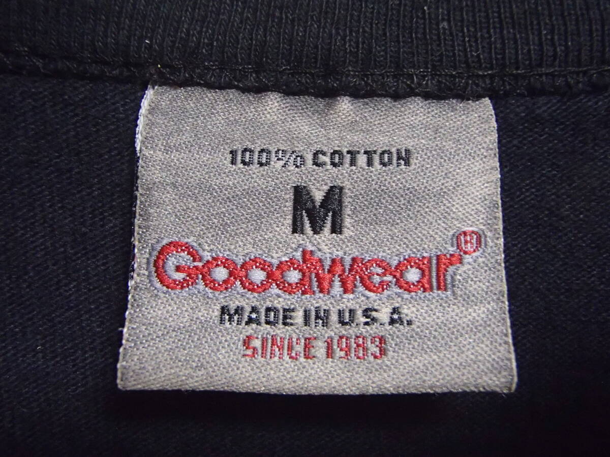 ▲▽2枚セット 良品 Goodwear Good wear GOODWEAR ヘンリーネック 半袖 ショートスリーブ Ｔシャツ サイズＭ ＭADE IN USA△▼_画像4