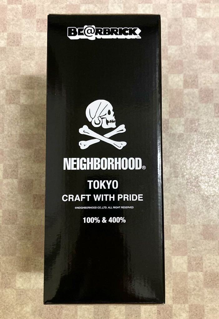 未開封品 ベアブリック A BATHING APE(R) × NEIGHBORHOOD(R) 100% & 400% BE@RBRICK MEDICOM TOY BAPE_画像5