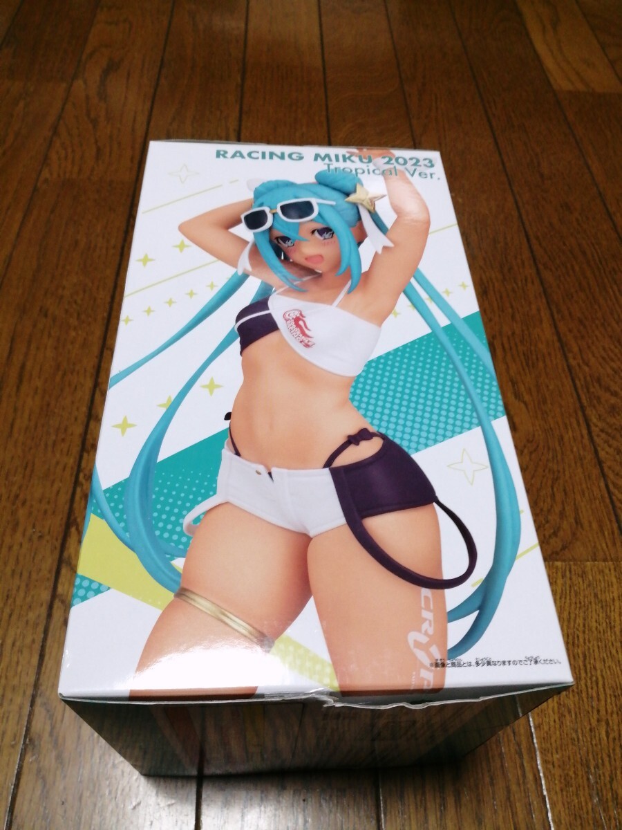 定形外送料510円 初音ミクレーシングVer. レーシングミク2023 Tropical Ver. 初音ミク トロピカル フィギュア 新品未開封 同梱可能_画像2