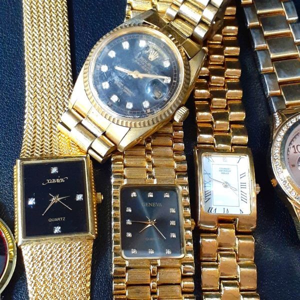ゴールドカラー 腕時計 170点以上 5.8㎏ 大量 まとめ売り ジャンク扱い 金色 ステンレス 金属系 腕時計 SEIKO CITIZEN ELGIN 他 Watch A04_画像3