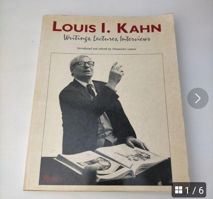 Louis I. Kahn: Writings, Lectures, Interviews 洋書