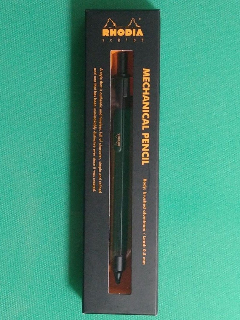 ロディア ペンシル 0.5mm スクリプト コレクション  メカニカルペンシル ブラック