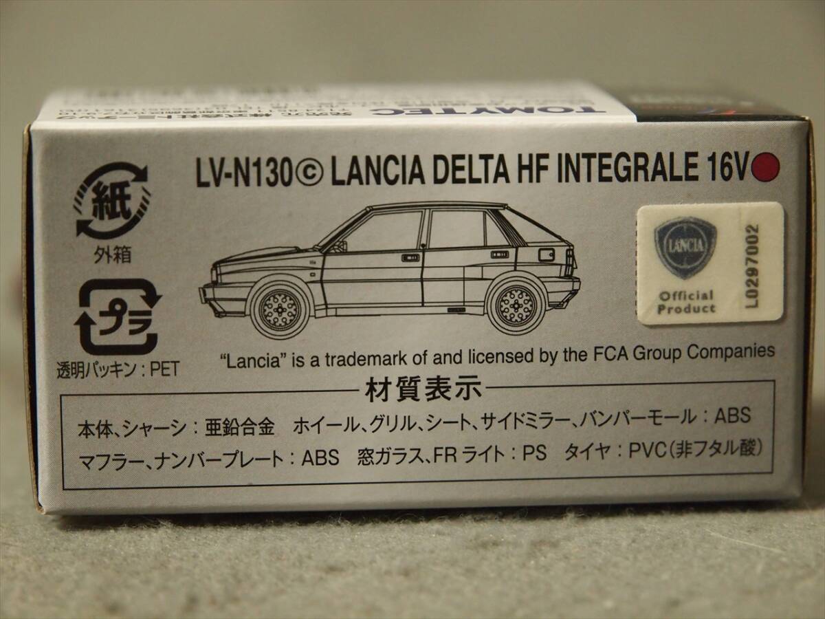 1/64 ランチア デルタ HF インテグラーレ 16V (89年式) トミーテック トミカリミテッドヴィンテージNeo LV-N130c_画像6