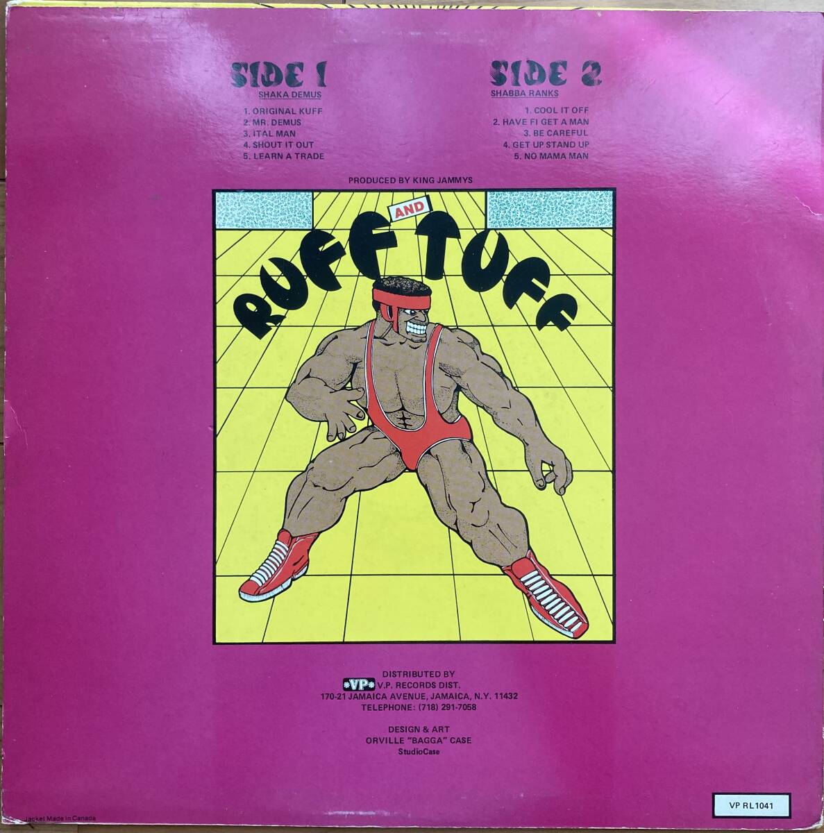 オリジナル盤 Chaka Demus Shabba Ranks - Ruff ＆ Tuff LPの画像2