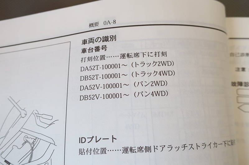  prompt decision! Every / Carry / service manual / maintenance DA52V/DB52V/DA52T/DB52T/ Every / Carry / search ( owner's * owner manual * maintenance 