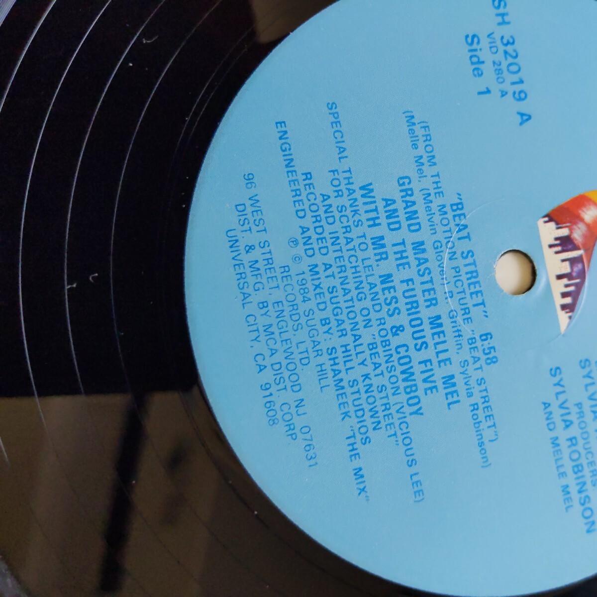 Grandmaster Melle Mel & The Furious Five-Beat Street 12incシングル 中古レコード アナログ LP_画像3