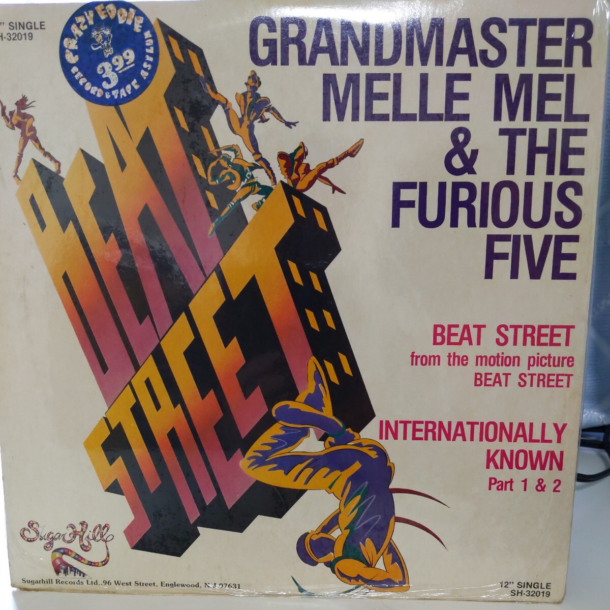 Grandmaster Melle Mel & The Furious Five-Beat Street 12incシングル 中古レコード アナログ LPの画像1