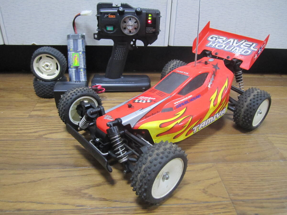 すぐ遊べる全部セット 1/10 タミヤ グラベルハウンド XB 改 4WD GRAVEL HOUND TAMIYA high performance radio-controlled car