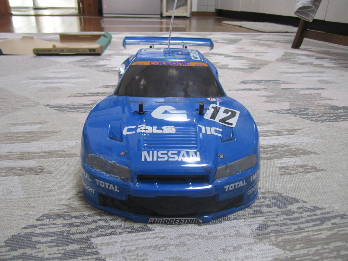 すぐ遊べる全部セット 1/10 TL01 カルソニックスカイライン TAMIYA NISSAN CALSONIC SKYLINE GT-R R/C EP タミヤ 本格スケールラジコン