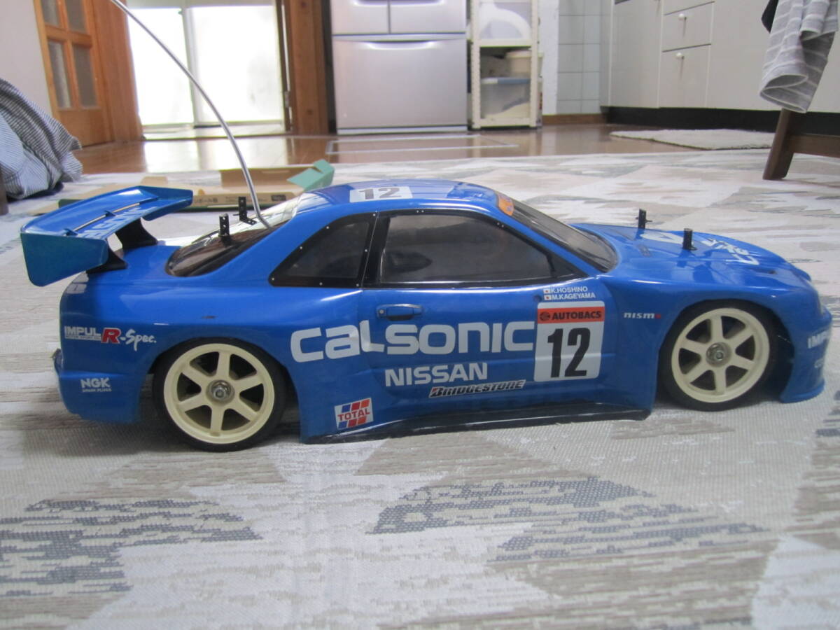 すぐ遊べる全部セット 1/10 TL01 カルソニックスカイライン TAMIYA NISSAN CALSONIC SKYLINE GT-R R/C EP タミヤ 本格スケールラジコン