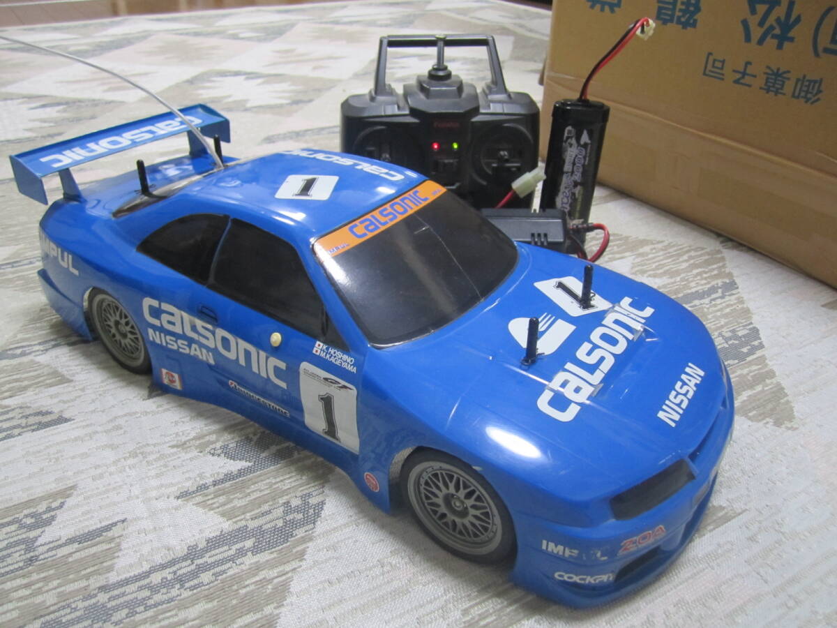 すぐ遊べる全部セット 1/10 TL01 カルソニックスカイライン TAMIYA NISSAN CALSONIC SKYLINE GT-R CUSTOM WAIDE EP R/C 星野一義 服部尚貴